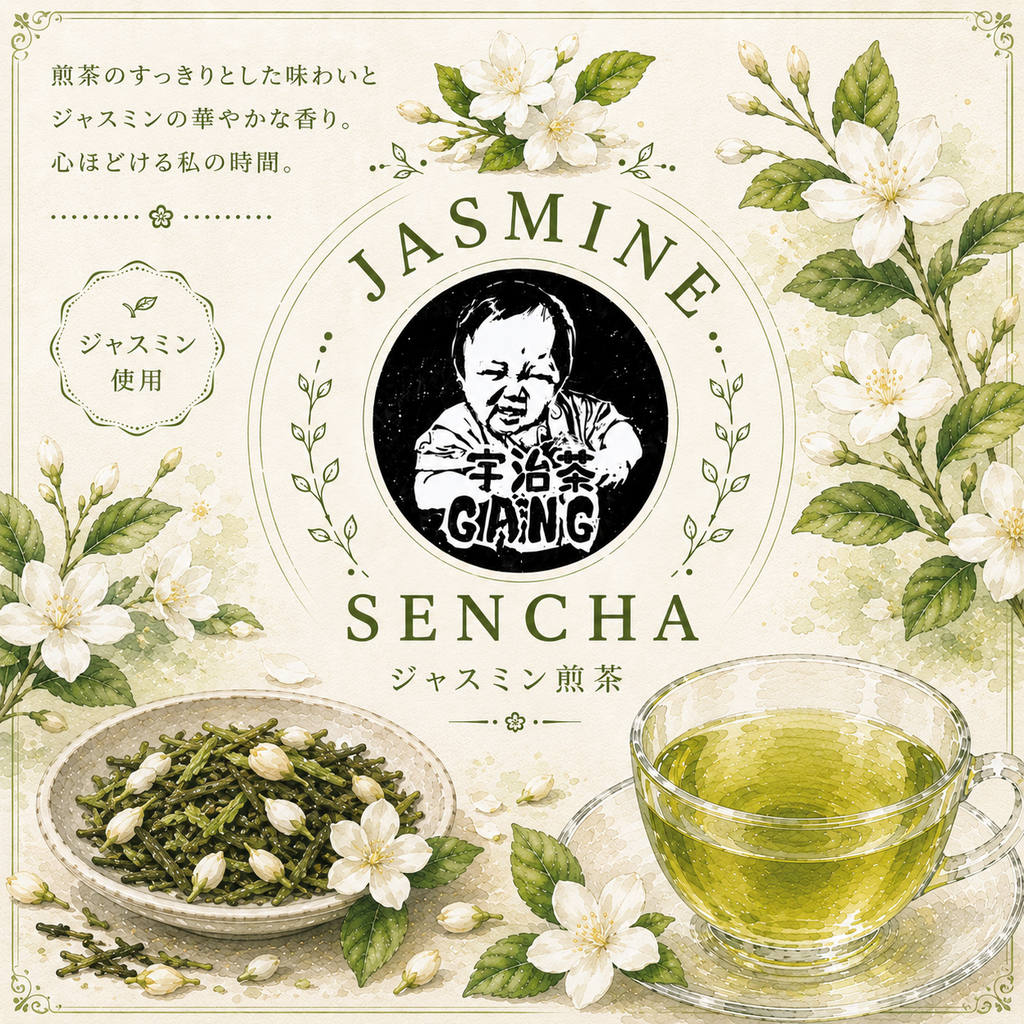 新商品【煎茶×ジャスミン】ジャスミン煎茶