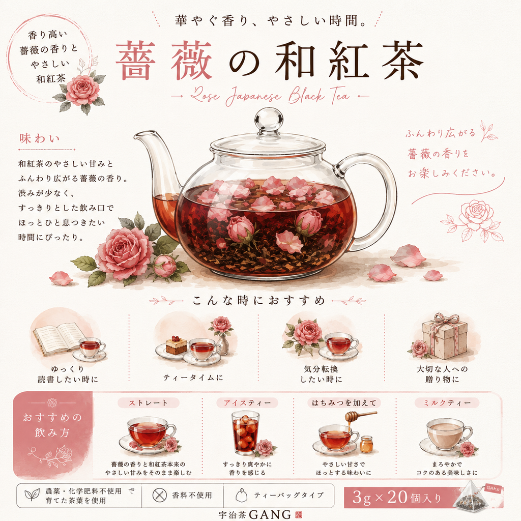 薔薇の和紅茶