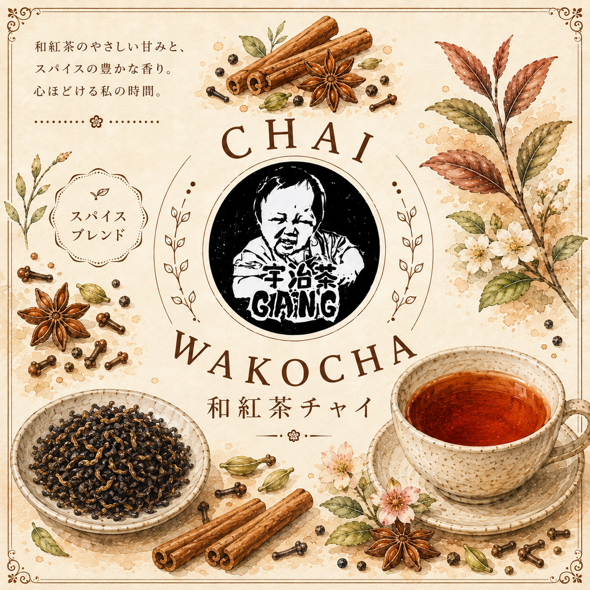 【和紅茶×スパイス】和紅チャイ